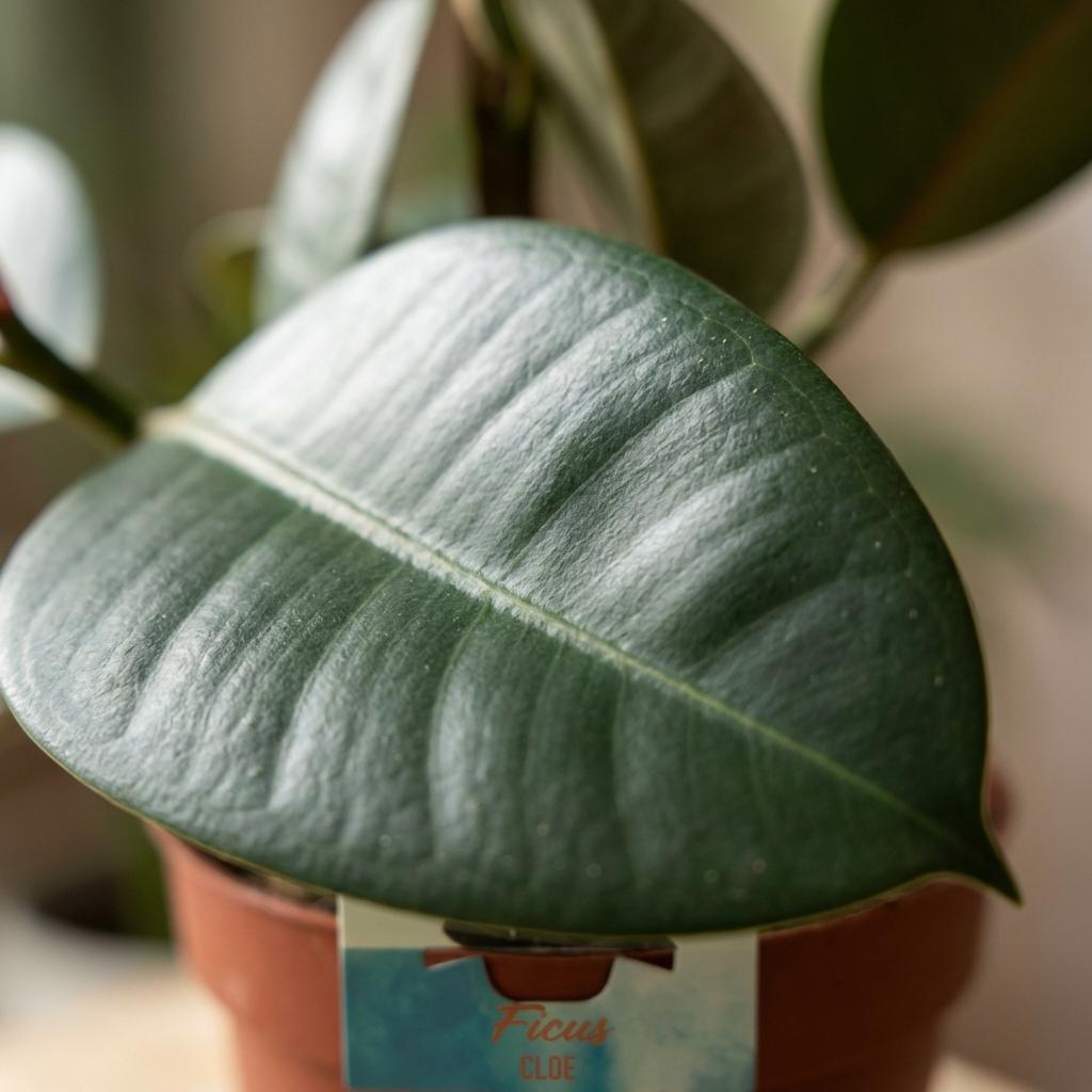 Ficus elastica Cloe (rubberplant) – Ø19 cm, 65 cm hoog