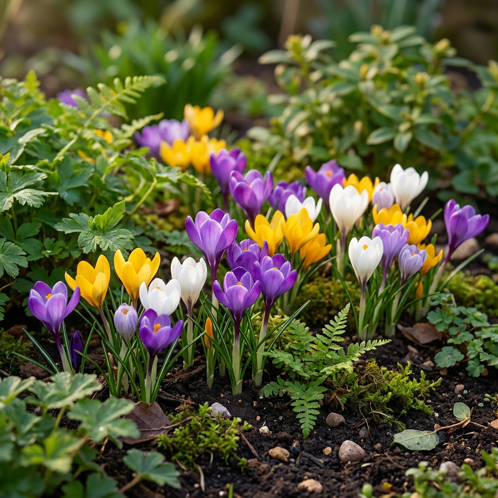 Krokusmix – 560 Blumenzwiebeln (Zwiebelgröße 7/8)