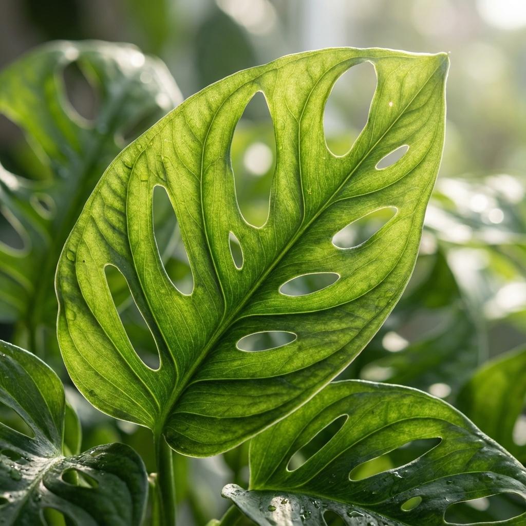 Monstera adansonii Monkey Mask (mini-monstera) – Ø12 cm, 25–35 cm hoog