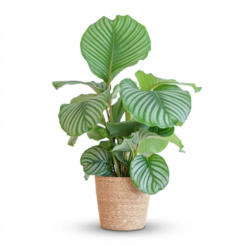 Calathea orbifolia med tangkurv – Ø21 cm, 65 cm høj