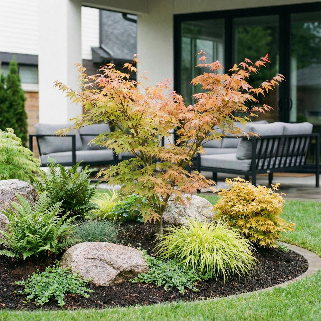 Acer palmatum 'Katsura' (Japanese maple) – Ø26 cm, 90 cm high – photo 6
