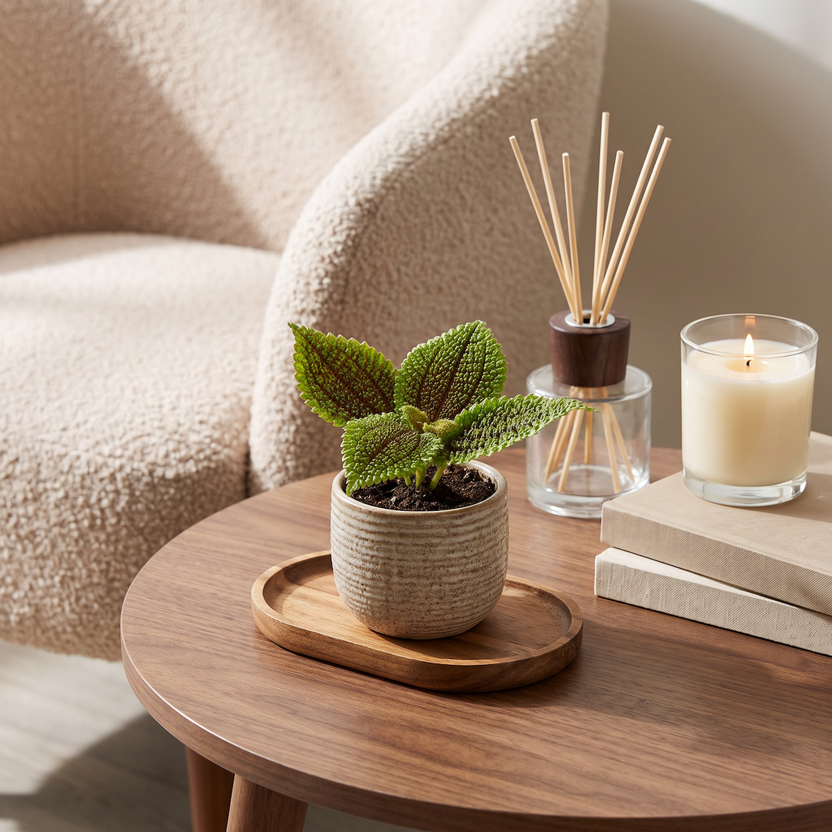 Pilea Moon Valley – Ø6 cm, 12 cm de haut
