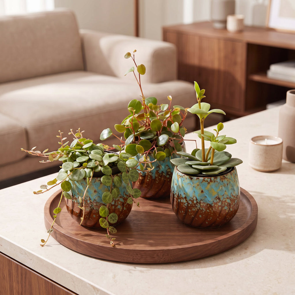 3× Baby Peperomia Mix incl. Copper Reef – Ø6 cm, 5–15 cm de haut – photo 3