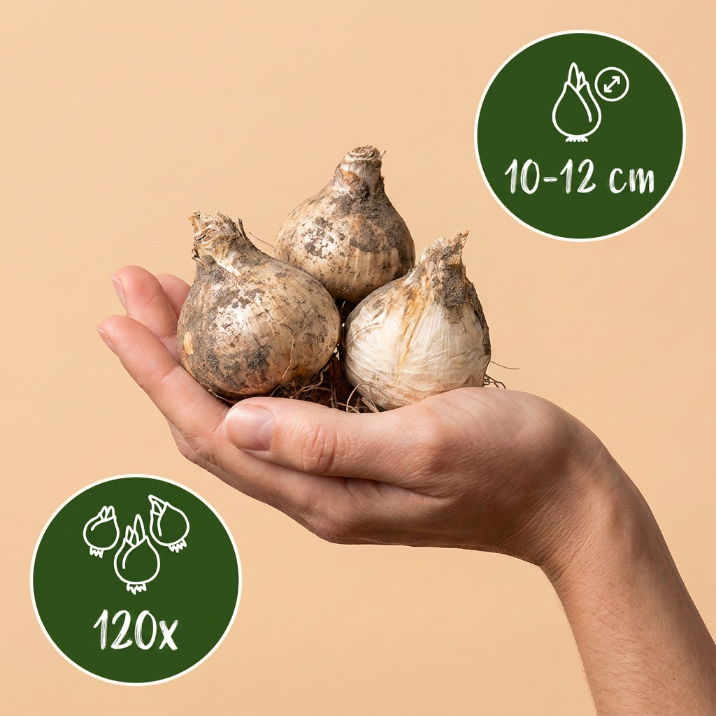 Sieruimix 'Purple-White' – 120 bloembollen (bolmaat 10/12)