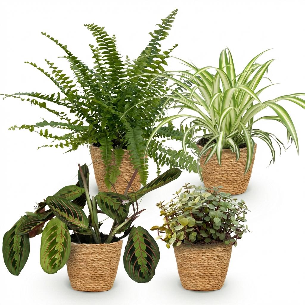 4× Callisia avec panier – Ø12 cm, 25 cm de haut – photo 2