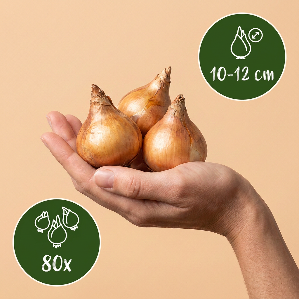 Narcissenmix – 80 bloembollen (bolmaat 10/12)