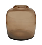 Glasvase - M - H25 B25 - Bartica - Taupe