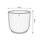 Topf elho Vibes Fold Round weiß - D14 x H13