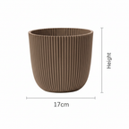 Capi Pot Nature Groove Made With Warm Taupe - D17cm