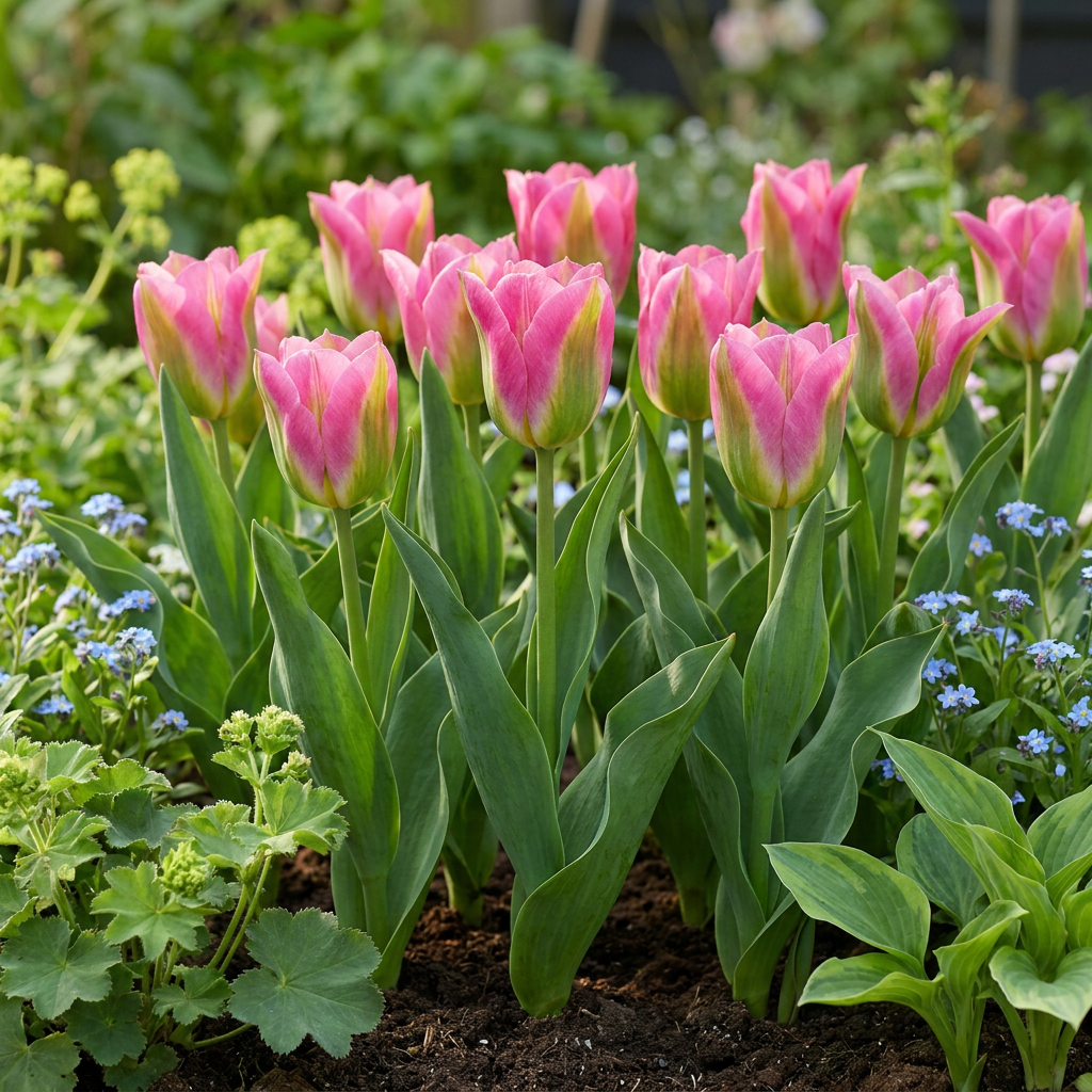 Tulp 'Striped Crown' – 12 bloembollen (bolmaat 11/12)