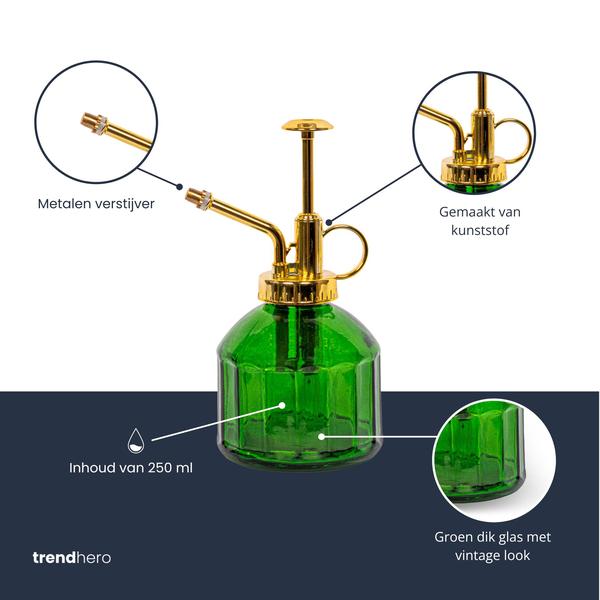 Plantespuit – Groen – Glas – 0,25 liter
