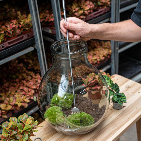 Terrarium Tool – Hark – 16-49 cm – Telescopisch – Roestvast staal (RVS)