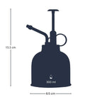 Plant mister – Plantenvernevelaar – RVS plantenspuit – Donker zilver – ↑ 15,5 cm