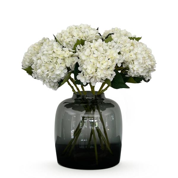 Kunstbloemen Solo – White – Hydrangea Flower – x 8 – 52 cm