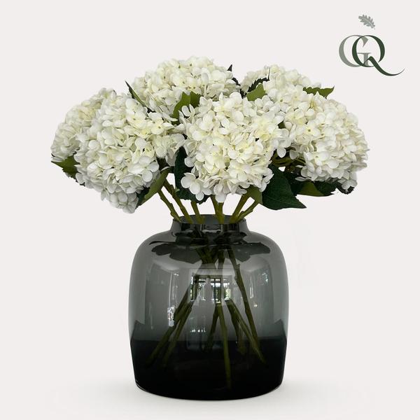 Kunstbloemen Solo – White – Hydrangea Flower – x 8 – 52 cm