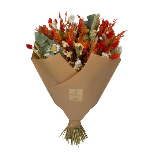 Droogbloemen – Classic Bouquet – Orange – ↕60cm