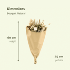 Droogbloemen Field Bouquet Natural – Ø25cm – ↕60cm