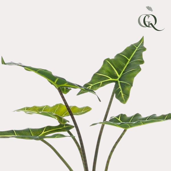 Kunstplant – Alocasia Frydek – Olifantsoor – 80 cm