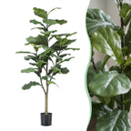 Kunstplant – Ficus Lyrata – Tabaksplant – 120 cm