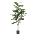 Kunstplant – Ficus Lyrata – Tabaksplant – 120 cm