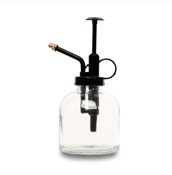 Plantenspuit – Glas helder met zwart – 300 ml