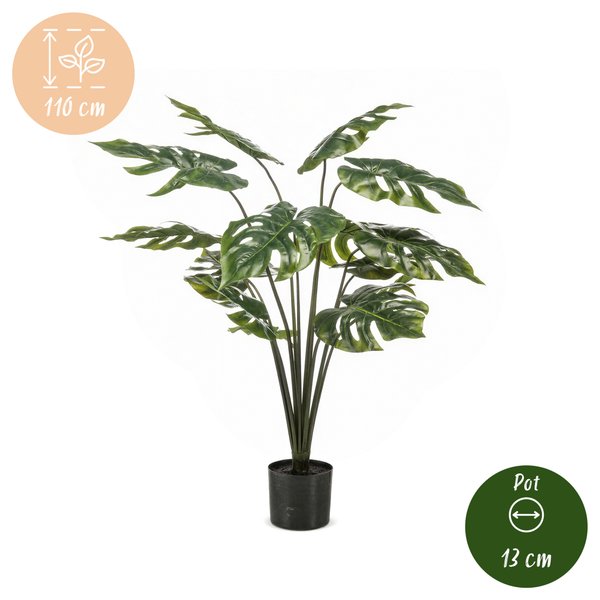 Monstera Deliciosa – kunstplant – 95 cm