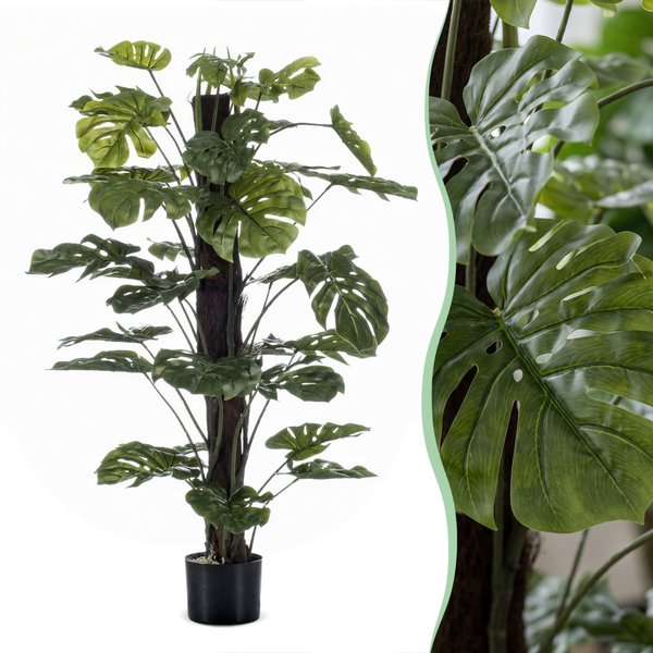 Monstera Deliciosa – kunstplant – 120 cm