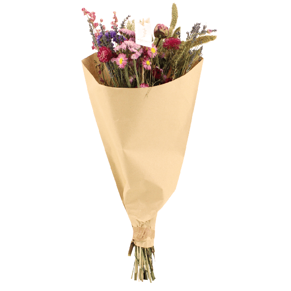 Droogbloemen Field Bouquet Pink – Ø25cm – ↕60cm
