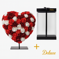 Hart DELUXE op standaard 15cm – in luxe Cadeauverpakking 15 cm
