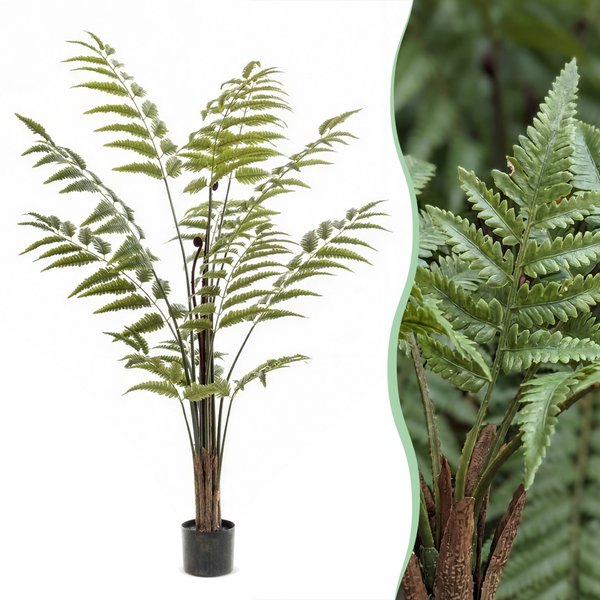 Kunstplant – Rumohra Adiantiformis – Ledervaren – 150 cm
