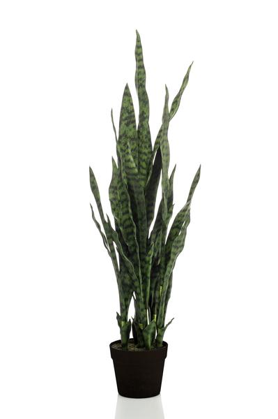 Kunstplant – Sanseveria black coral – Vrouwentong – 97 cm