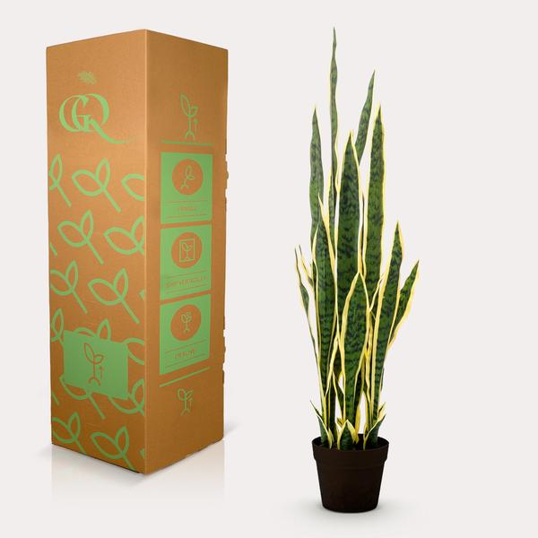 Kunstplant – Sanseveria Trifasciata – Vrouwentong – 97 cm