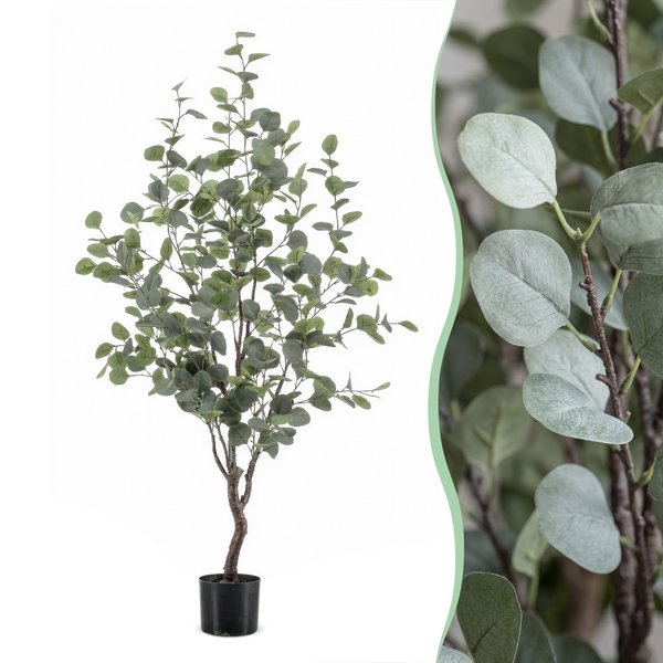 Kunstplant – Eucalyptus – Blauwe Gomboom – 140 cm