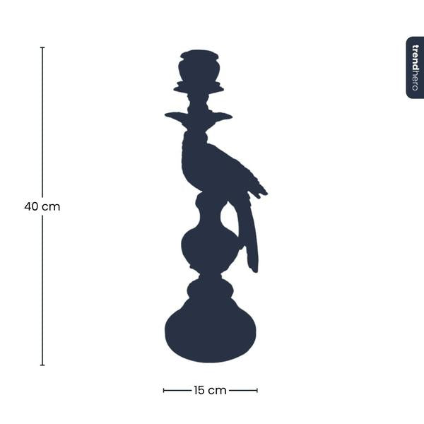 Kandelaar – Dutch Blue Parrot ↑ 40 cm – Links