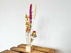 Wooden Dried flower stand – S – Flowers and Herbs + Dried Floral Arrangement