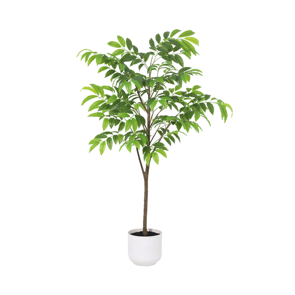 ARTIFICIAL Tropical plant including white pot – 153