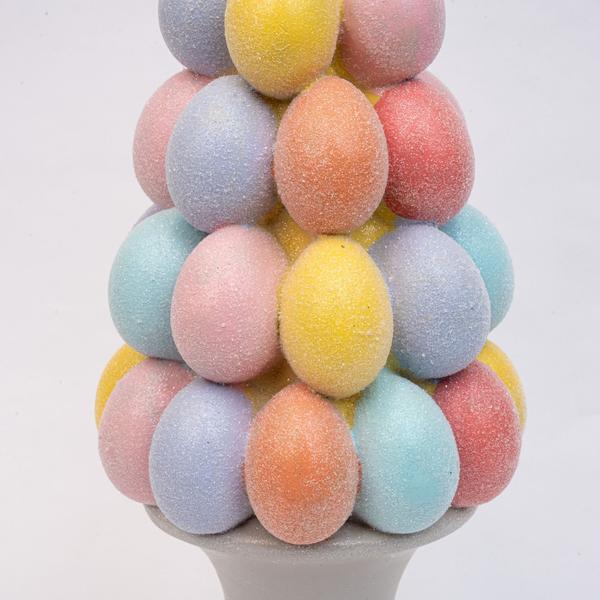 Paasei boom decoratie – Glitter pastel eieren – ↑ 40 cm
