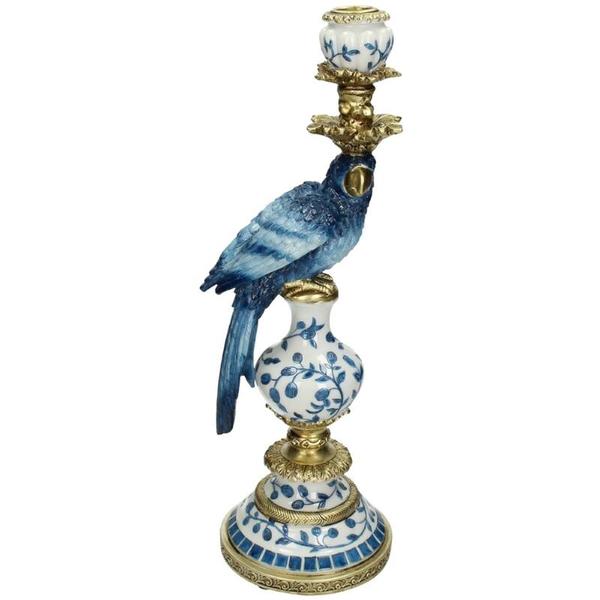 Kandelaar – Dutch Blue Parrot ↑ 40 cm – Rechts