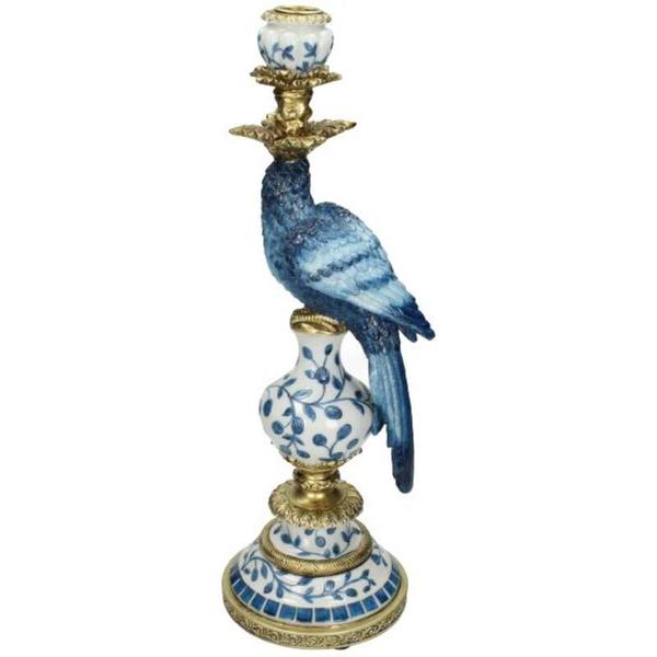 Kandelaar – Dutch Blue Parrot ↑ 40 cm – Rechts