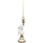 Kandelaar met Witte Vogel – ↑ 40 cm