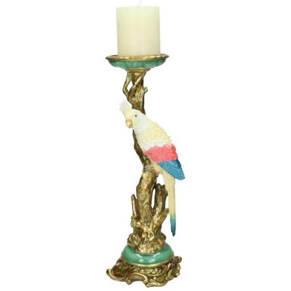 Kandelaar – Kaketoe Multicolor ↑ 35 cm