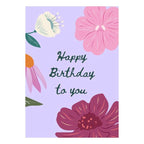 Wenskaart “Happy Birthday” – A6 Gevouwen – Voeg persoonlijke boodschap toe