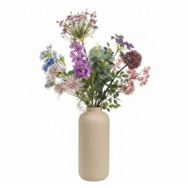 Kunstbloemen boeket – Purple Bloom Deluxe – Real Touch – 10 stelen – ↑ 90 cm