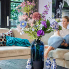 Kunstbloemen boeket – Purple Bloom Deluxe – Real Touch – 10 stelen – ↑ 90 cm