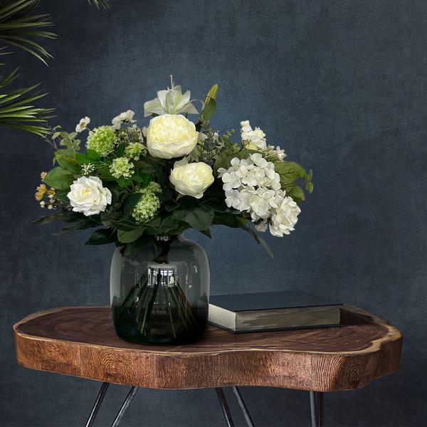 Kunstbloemen – Boeket- M – White Dream – 60 cm