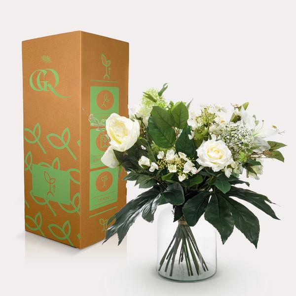 Kunstbloemen – Boeket- M – White Dream – 60 cm