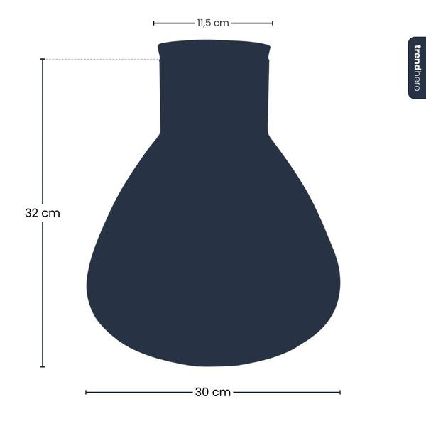 Terrarium fles met verlichting – Sam XL – Ø 30 cm ↑ 32 cm