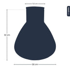 Terrarium fles met verlichting – Sam XL – Ø 30 cm ↑ 32 cm