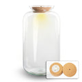 Terrarium fles met verlichting – Sven XL – Ø 23 cm ↑ 43 cm