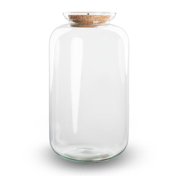 Terrarium fles met verlichting – Sven XL – Ø 23 cm ↑ 43 cm